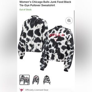 Junk Food Clothing Black and White Tie-Dye Top website $45